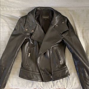 Aritzia Mackage Kenya Black Leather Jacket